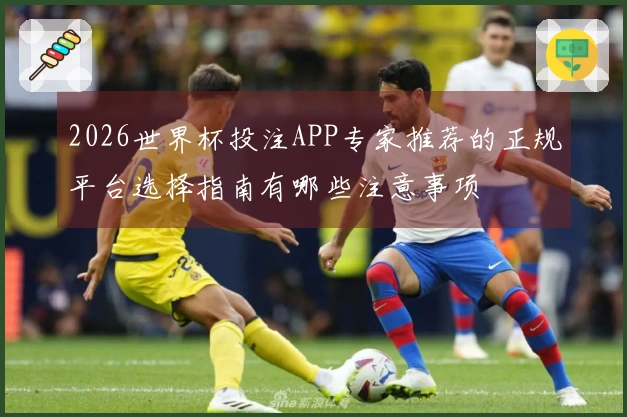 2026世界杯投注APP专家推荐的正规平台选择指南有哪些注意事项
